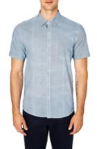 Men's 7 Diamonds Free Rein Trim Fit Sport Shirt - Blue