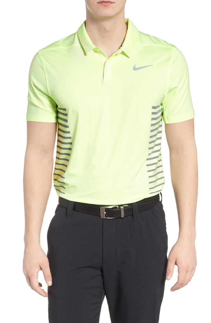 Men's Nike Dry Polo Shirt, Size - Yellow