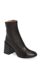 Women's Dries Van Noten Croc Embossed Bootie .5us / 36.5eu - Black