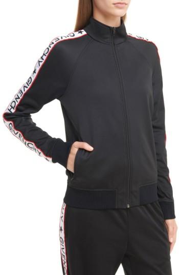 Women's Givenchy Logo Track Jacket Us / 40 Fr - Black