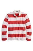 Women's J.crew 1984 Rugby Stripe Shirt, Size - Red