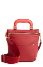 Anya Hindmarch Mini Orsett Leather Shoulder Bag - Red
