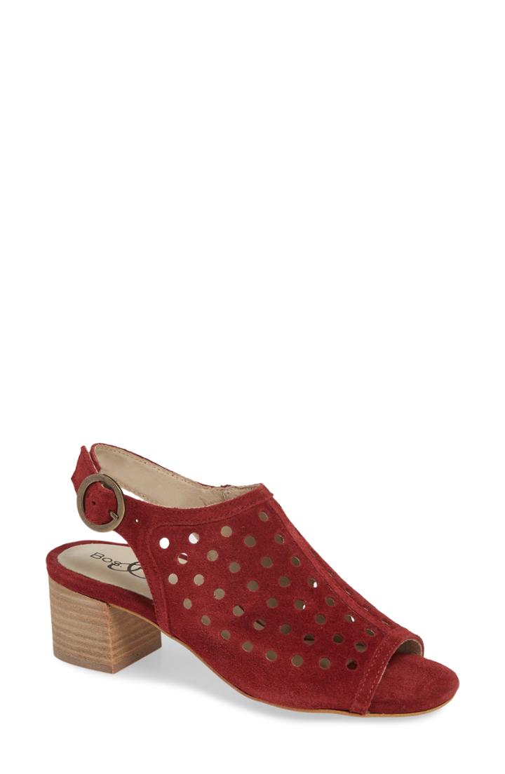 Women's Bos. & Co. Toos Sandal .5-6us / 36eu - Red