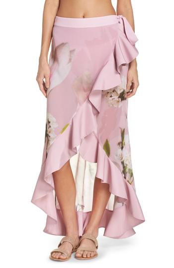 Women's Ted Baker London Harmony Cover-up Skirt - Pink