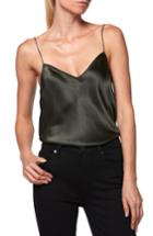Women's Paige Cicely Silk Camisole - Green