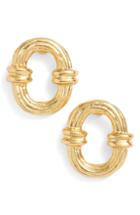Women's Karine Sultan Textured Hoop Earrings