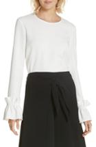 Women's A.l.c. Darden Ruffle Cuff Top - Ivory