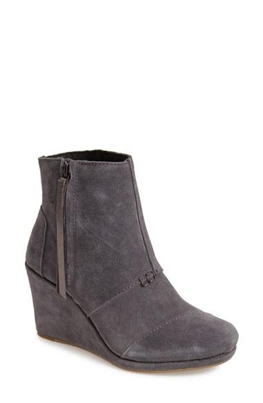 Women's Toms 'desert' Wedge High Bootie
