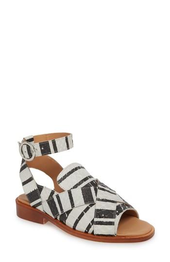 Women's Free People Catherine Ankle Strap Sandal Us / 36eu - White