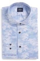 Men's John W. Nordstrom Traditional Fit Camo Dress Shirt .5 - Grey