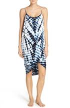 Women's Green Dragon Cover-up Wrap Dress