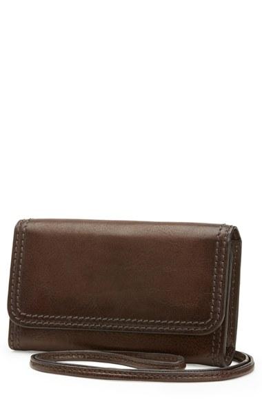 Women's Frye Claude Crossbody Phone Wallet - Brown