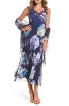 Women's Komarov Ruffle Maxi Dress With Wrap