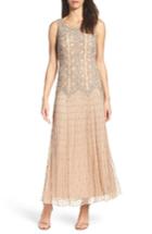 Women's Pisarro Nights Beaded Gown - Pink