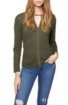 Women's Sanctuary Vianna Keyhole Top - Green