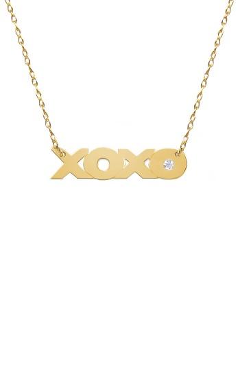 Women's Jane Basch Designs Xoxo Diamond Pendant Necklace (nordstrom Exclusive)