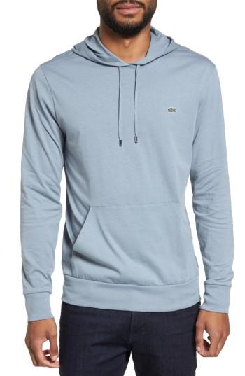 Men's Lacoste Pullover Hoodie (3xl) - Blue