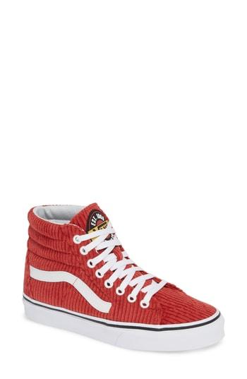Women's Vans Ua Sk8-hi Design Assembly Sneaker .5 M - Red