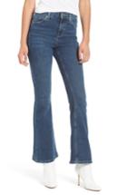Women's Topshop Jamie Spring 18 Flare Jeans W X 32l (fits Like 28-29w) - Blue