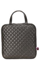 Steph & Co. 'marissa' Black Quilted Cosmetics Case