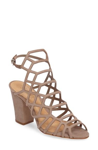 Women's Schutz Oberlyn Cage Sandal M - Beige