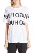 Women's Hugo Denalisa Logo Tee - Black