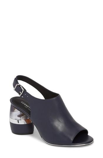 Women's Kenneth Cole New York Lovelle Statement Heel Sandal M - Blue