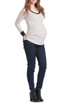 Women's Lilac Clothing Hailey Maternity Top - White