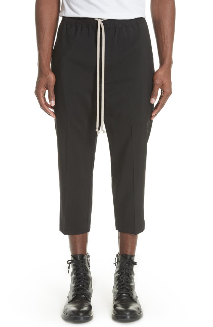 Men's Rick Owens Cropped Pants