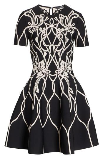 Women's Alexander Mcqueen Art Nouveau Jacquard Knit Dress - Black