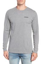 Men's Patagonia Fitz Roy Responsibili-tee Long-sleeve T-shirt - Grey