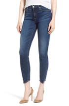 Women's 7 For All Mankind B(air) Spliced Hem Ankle Skinny Jeans - Blue