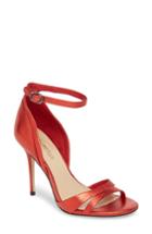 Women's Imagine By Vince Camuto Sherline Ankle Strap Sandal .5 M - Red