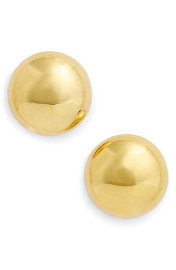 Women's All Blues Quail Yolk Vermeil Stud Earrings