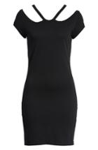 Women's Pam & Gela Cold Shoulder Dress - Black