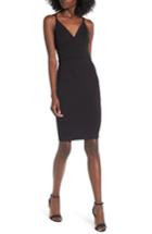Women's Soprano Strappy Back Body-con Dress - Black