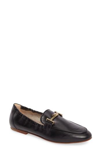 Women's Tod's Double T Scrunch Loafer Us / 35eu - Black