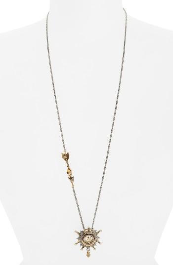 Women's Alexander Mcqueen Medallion Pendant Necklace