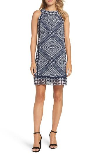 Women's Taylor Dresses Scarf Print Shift Dress
