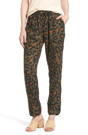 Women's Zadig & Voltaire Parone Leo Pajama Pants Us / 36 Fr - Green