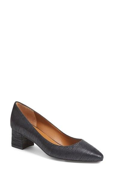 Women's Aquatalia 'pheobe' Weatherproof Almond Toe Pump .5 M - Black