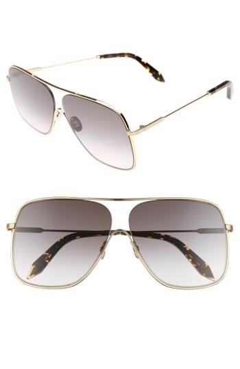 Women's Victoria Beckham Loop 61mm Navigator Sunglasses - Galaxy