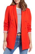 Women's 1901 Double Breasted Blazer - Red
