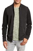 Men's W.r.k Gesso Slim Fit Bomber Jacket - Black