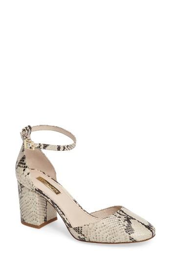 Women's Louise Et Cie 'idina' Ankle Strap Pump M - Beige