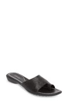 Women's Vaneli 'tallis' Snake Embossed Leather Slide Sandal N - Blue