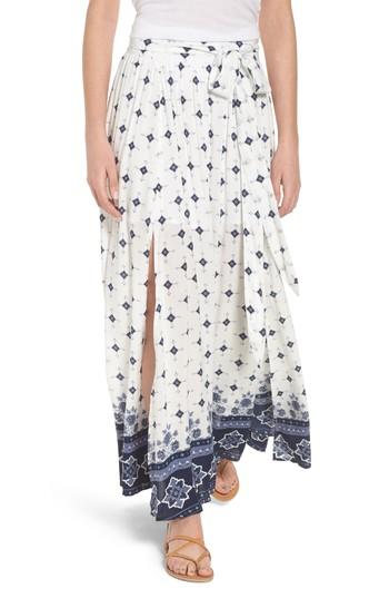 Women's Somedays Lovin Morning Tides Maxi Skirt - White