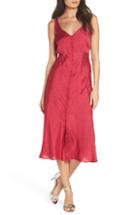 Women's Nsr Eva Button Front Midi Dress