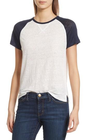 Women's Atm Anthony Thomas Melillo Slub Jersey Baseball Tee - White