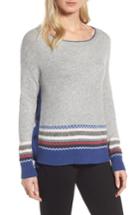 Women's Caslon Long Sleeve Side Button Sweater